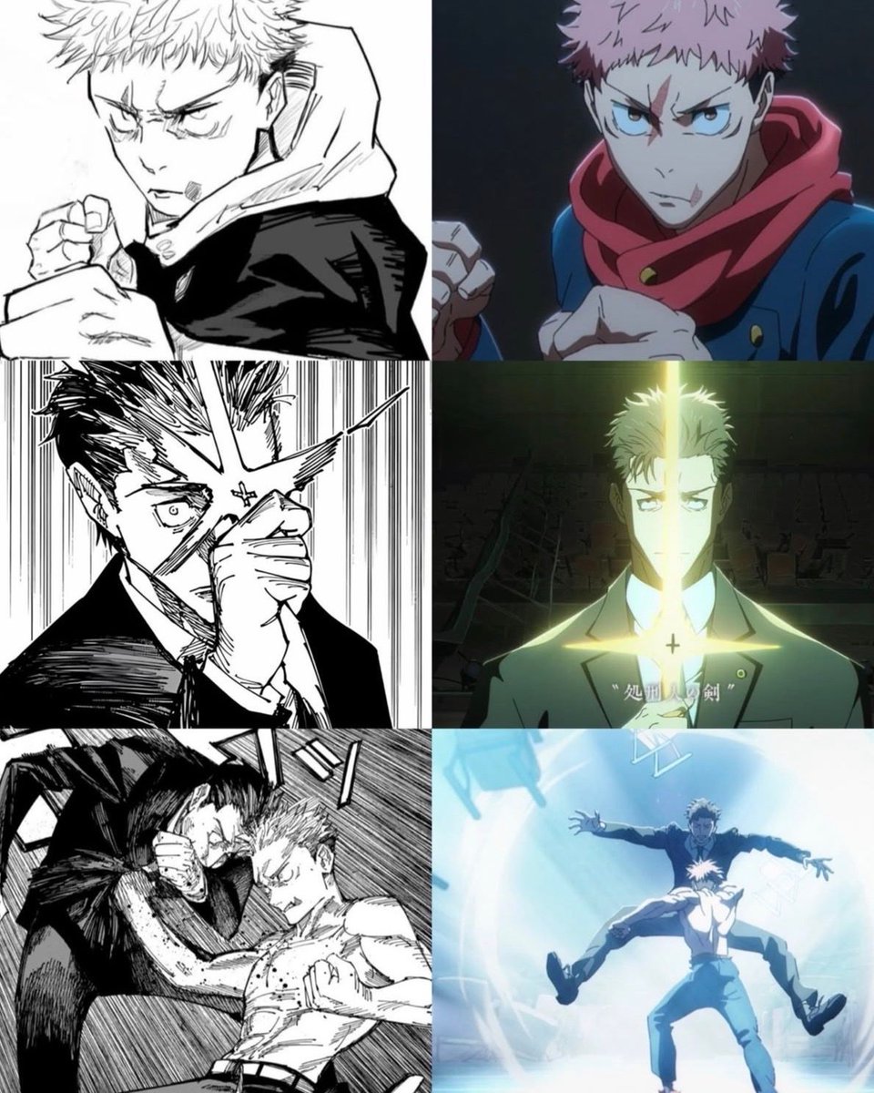 AnimeePost's tweet photo. Manga vs Anime https://t.co/IW6Wtq55PI