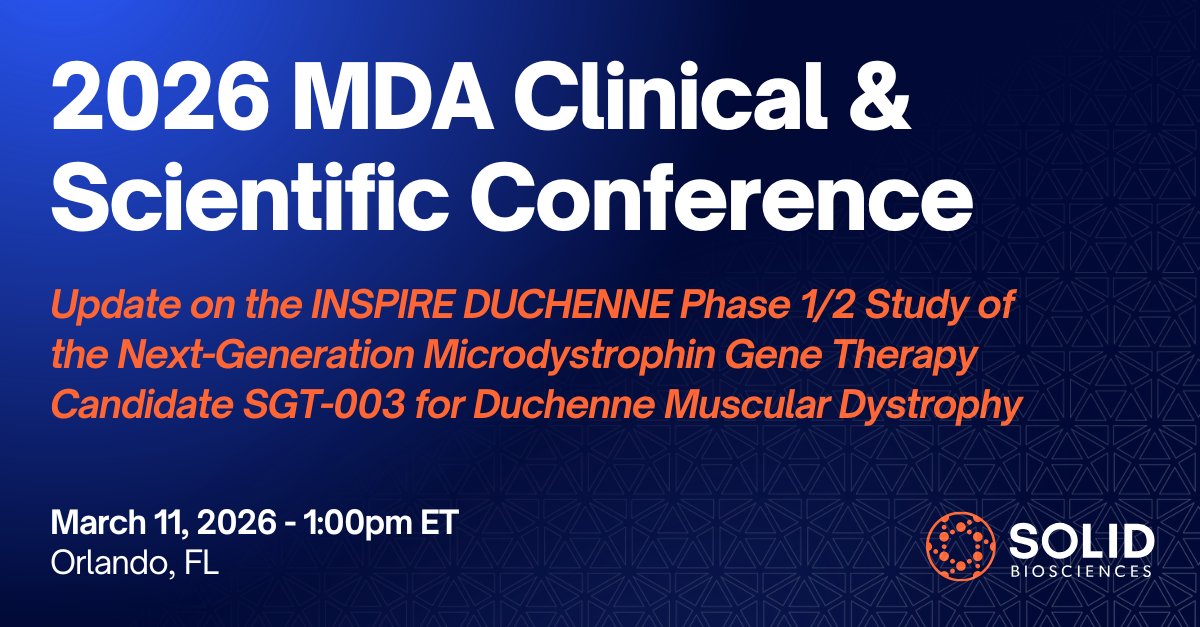 Solid Biosciences tweet media