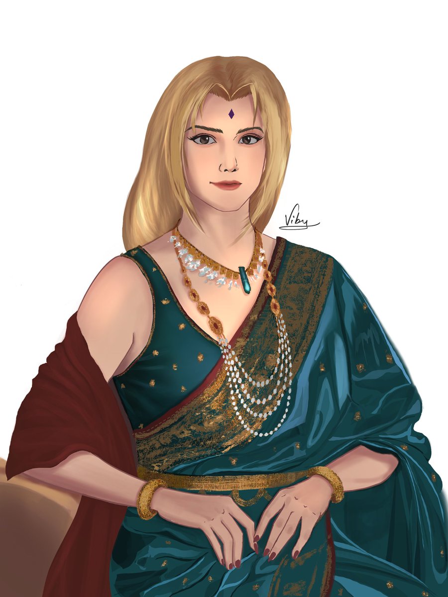 Lady Tsunade. Indian style.