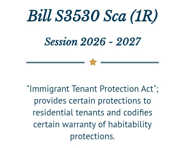 wakeupnj's tweet image. Bill S3530/A4492 would prevent a landlord from evicting illegal tenants 😳 

This would make it so landlords cannot disclose or threatening to disclose, a tenant’s immigration status in an effort to force the person to vacate

What the absolute hell? Democrats are protecting