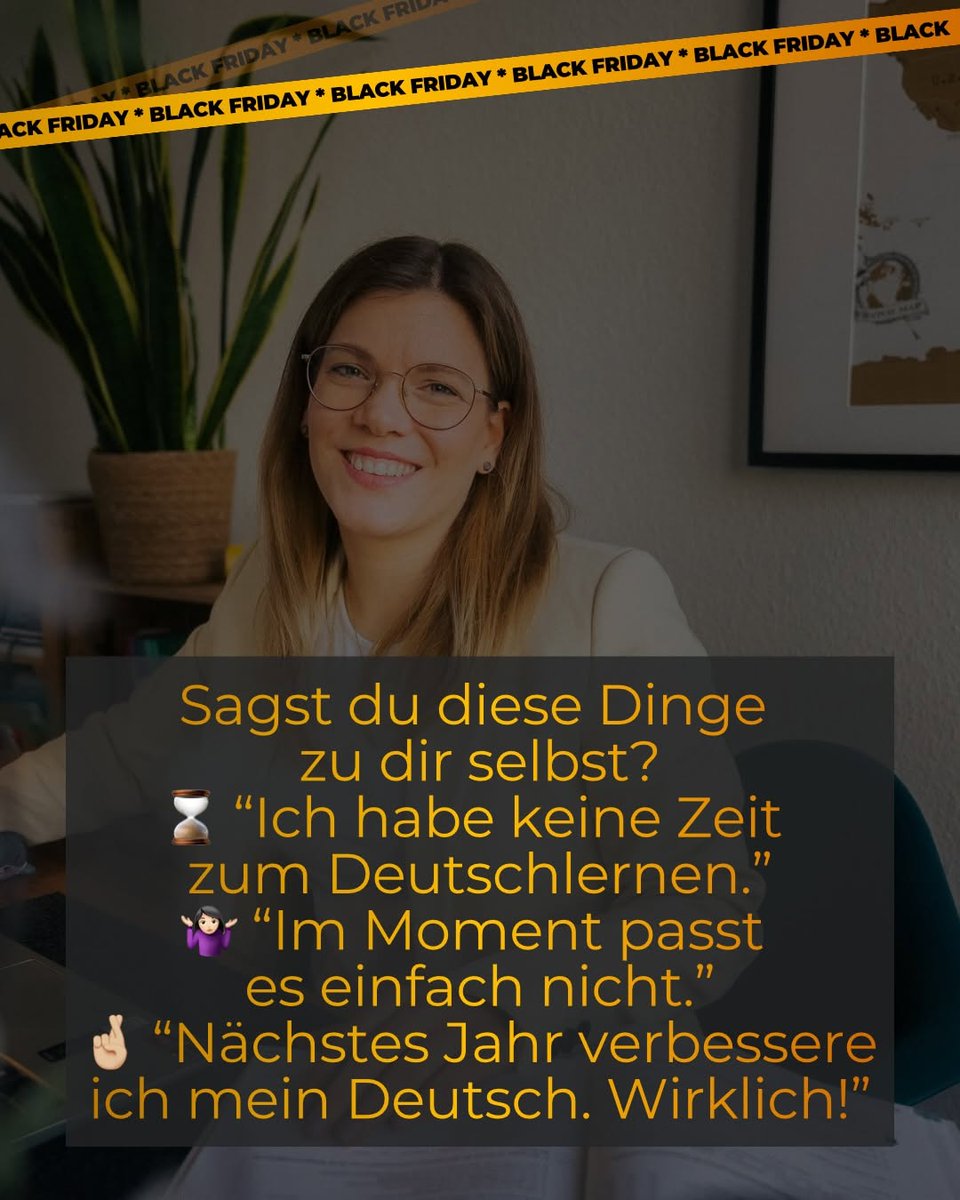 🇩🇪 Der beste Moment ist immer jetzt! 🤩 Nur noch heute kannst du bei deiner Anmeldung zum B2 Onlinekurs 20% sparen! 🥳🎉

Nutze diese Chance, anstatt Ausreden fürs Deutschlernen zu suchen! 💪

Ich begleite dich auf deinem Weg zu besserem Deutsch! Lass un...
