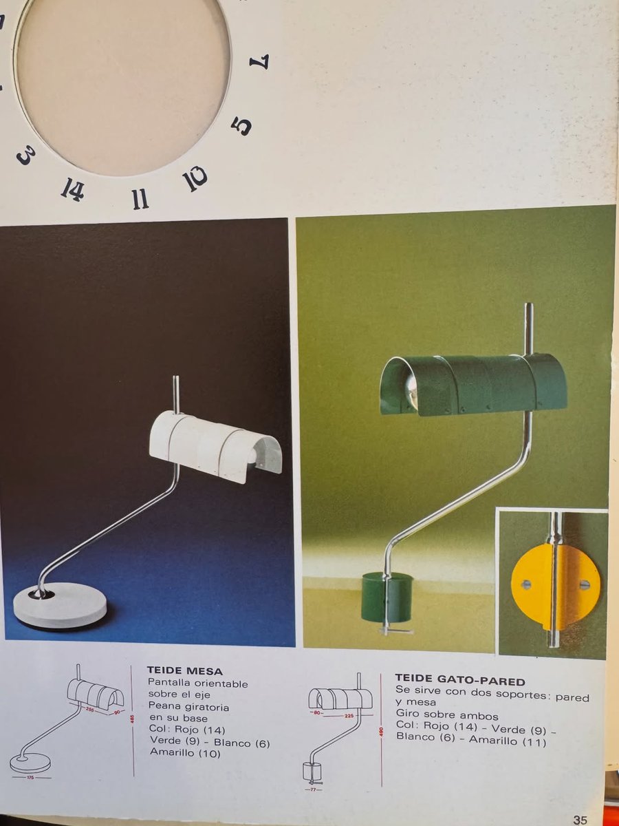 interiorsuckerr's tweet photo. Fase Teide table lamp, Spain, 1970's https://t.co/TOtRnGrac0