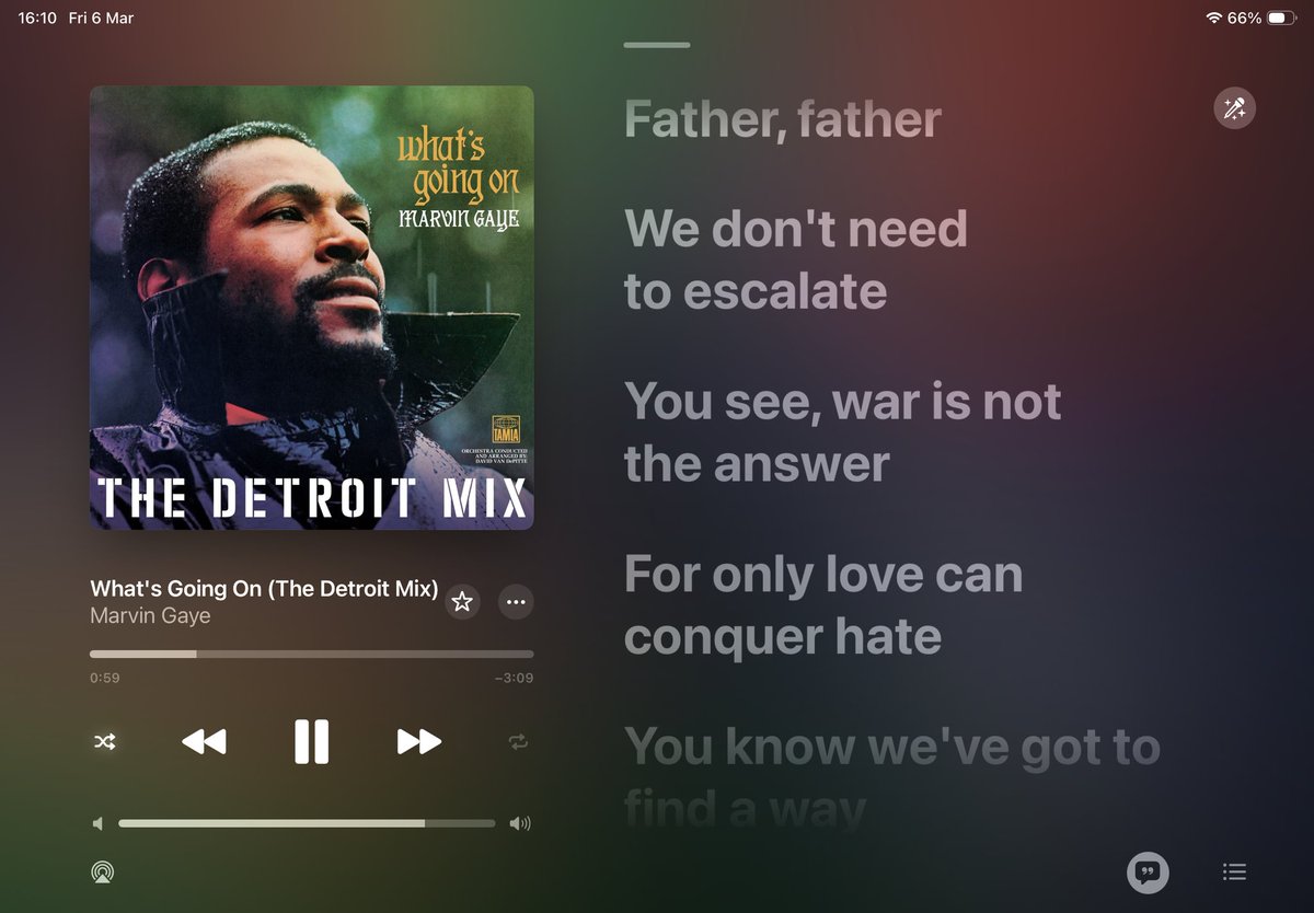 markmay2hew's tweet photo. Hell of a tune for this Friday of all Fridays. Marvin knew. https://t.co/cWlVK6bvEi