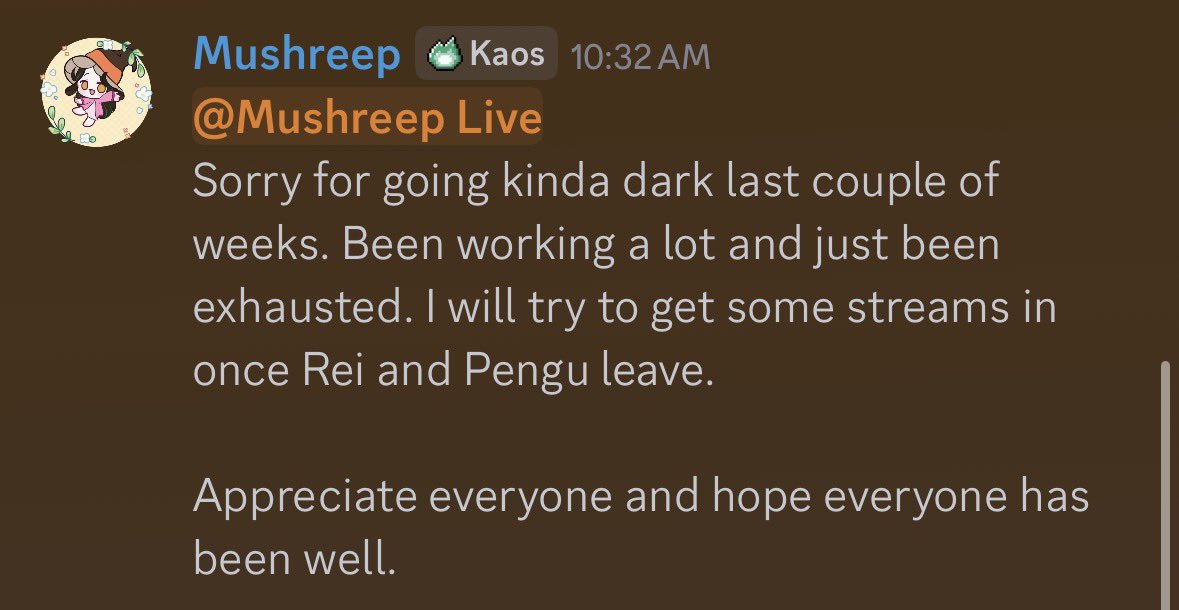 Just a small update.