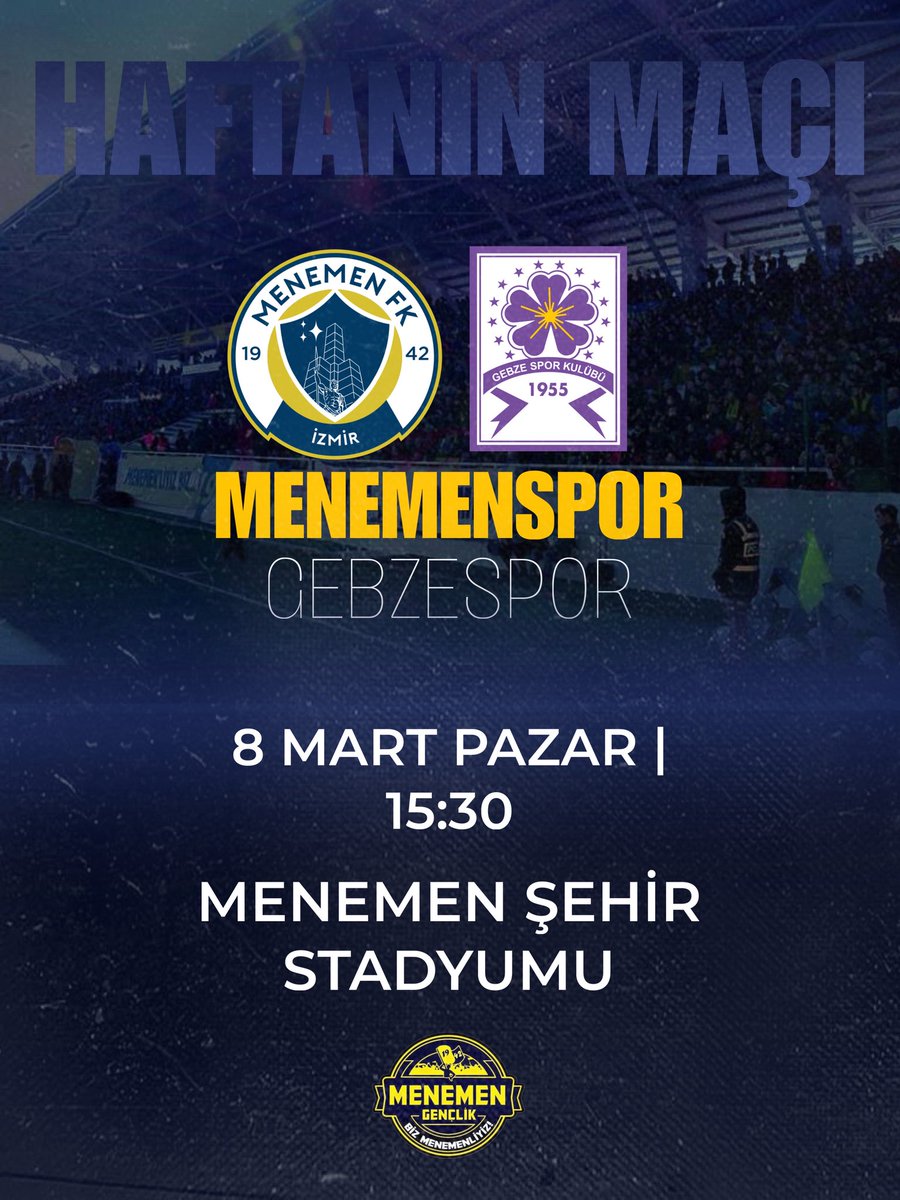 Menemen Gençlik (@genclik_1942) on Twitter photo 