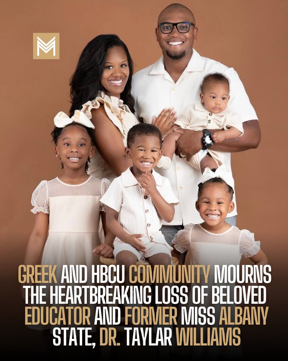 On February 28, 2026, at Phoebe Putney Memorial Hospital in Albany, Georgia, Greek and HBCU communities began grieving the loss of Dr. Taylar Williams, a devoted wife, mother of four, educator and former Miss Albany State whose light reached far beyond any classroom. 

In her 32