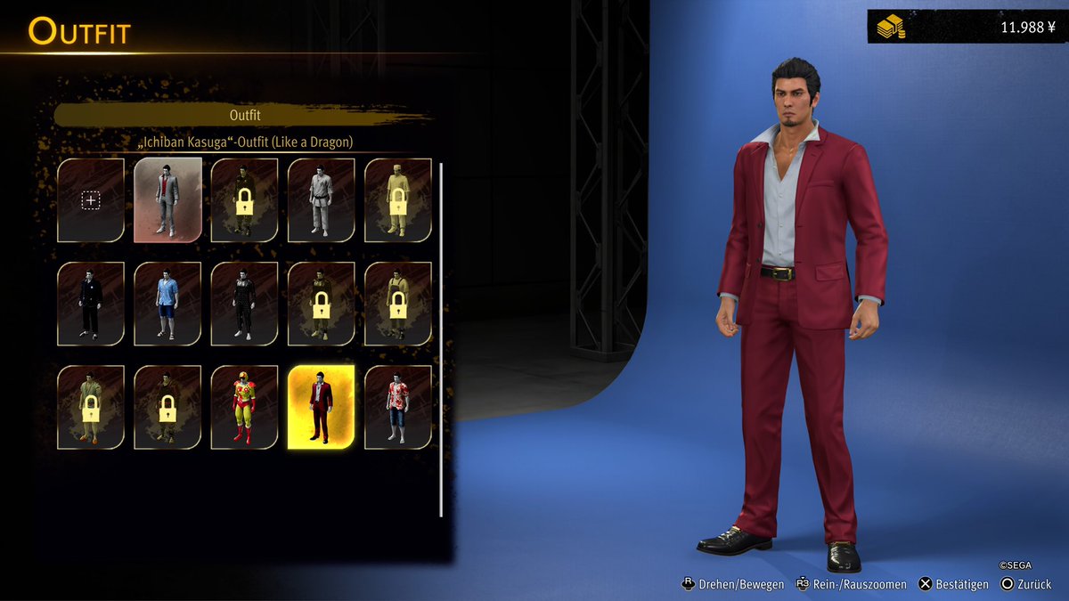 Kiryu <-> Ichiban invertiertes Outfit. 🥸