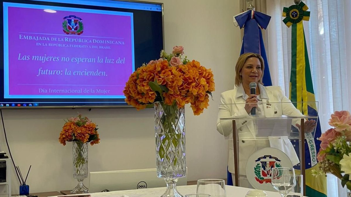 DiputadosRD's tweet photo. Además, asistió al lanzamiento regional del Año Internacional de la Agricultora 2026, destacando el papel de las mujeres agricultoras para la seguridad alimentaria y el desarrollo sostenible en la Región, este evento contó con la participación de Qu Dongyu, director general de la FAO, entre otras personalidades.   

#DiputadosRD #DiplomaciaParlamentaria🇩🇴🤝🇧🇷