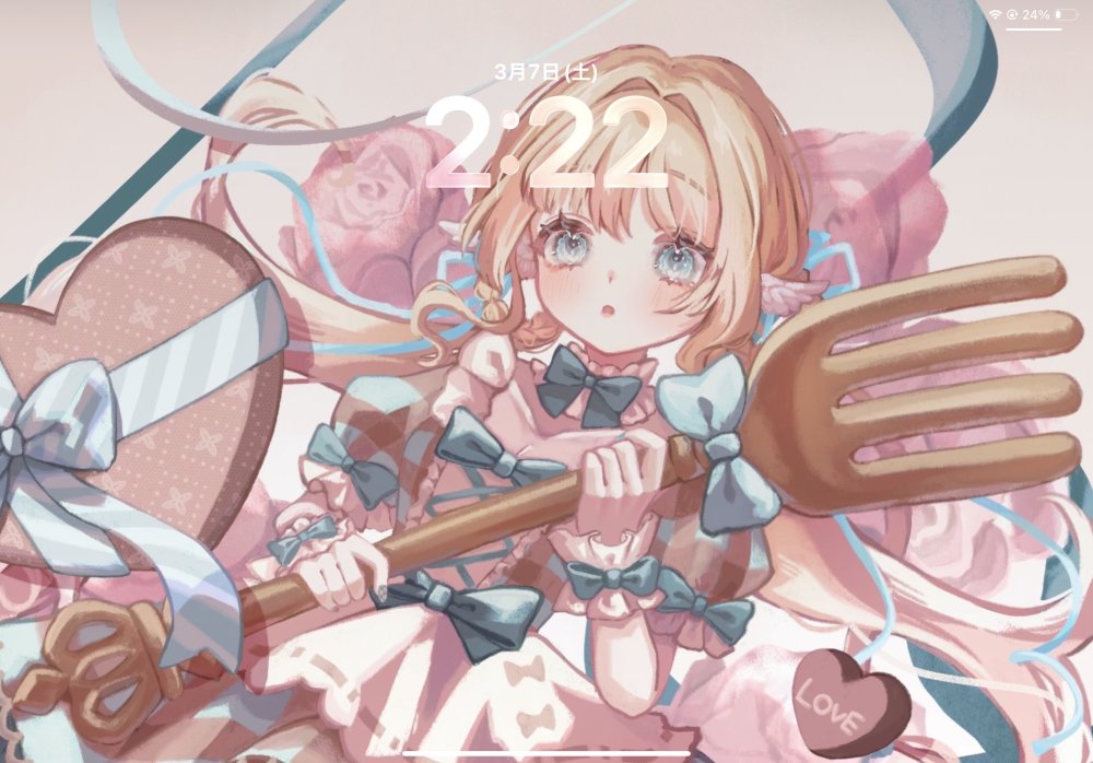 J様♡おまとめ専用です♡ FANBOXで配布してる画像を壁紙にするとこんな感じ❣ かわちい