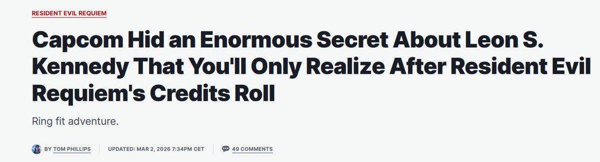 Saved You A Click Video Games tweet media