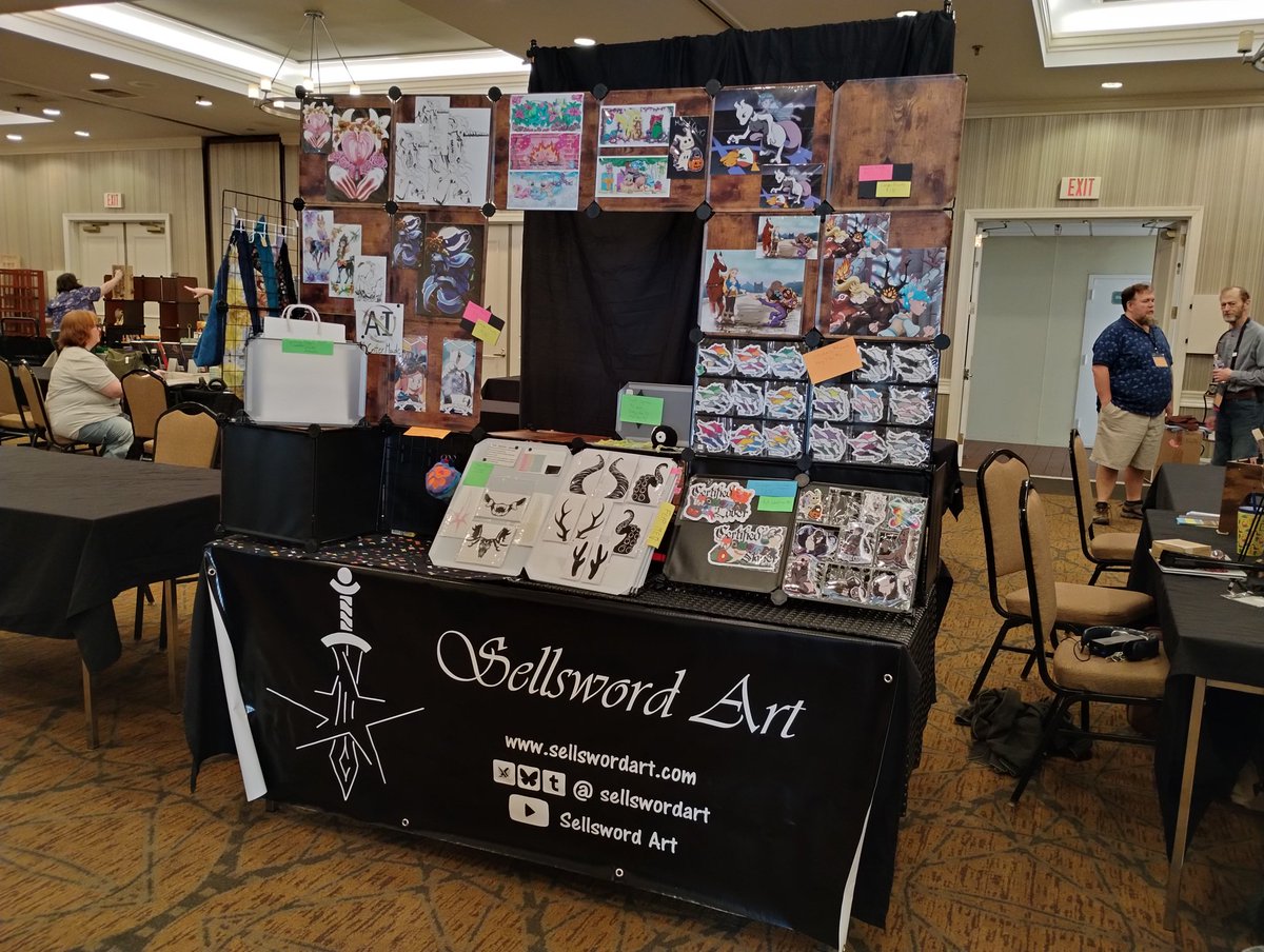 sellswordart's tweet photo. I hope some people are ready for Ret-Con! Looking forward to see people! https://t.co/vp0egYTJnW