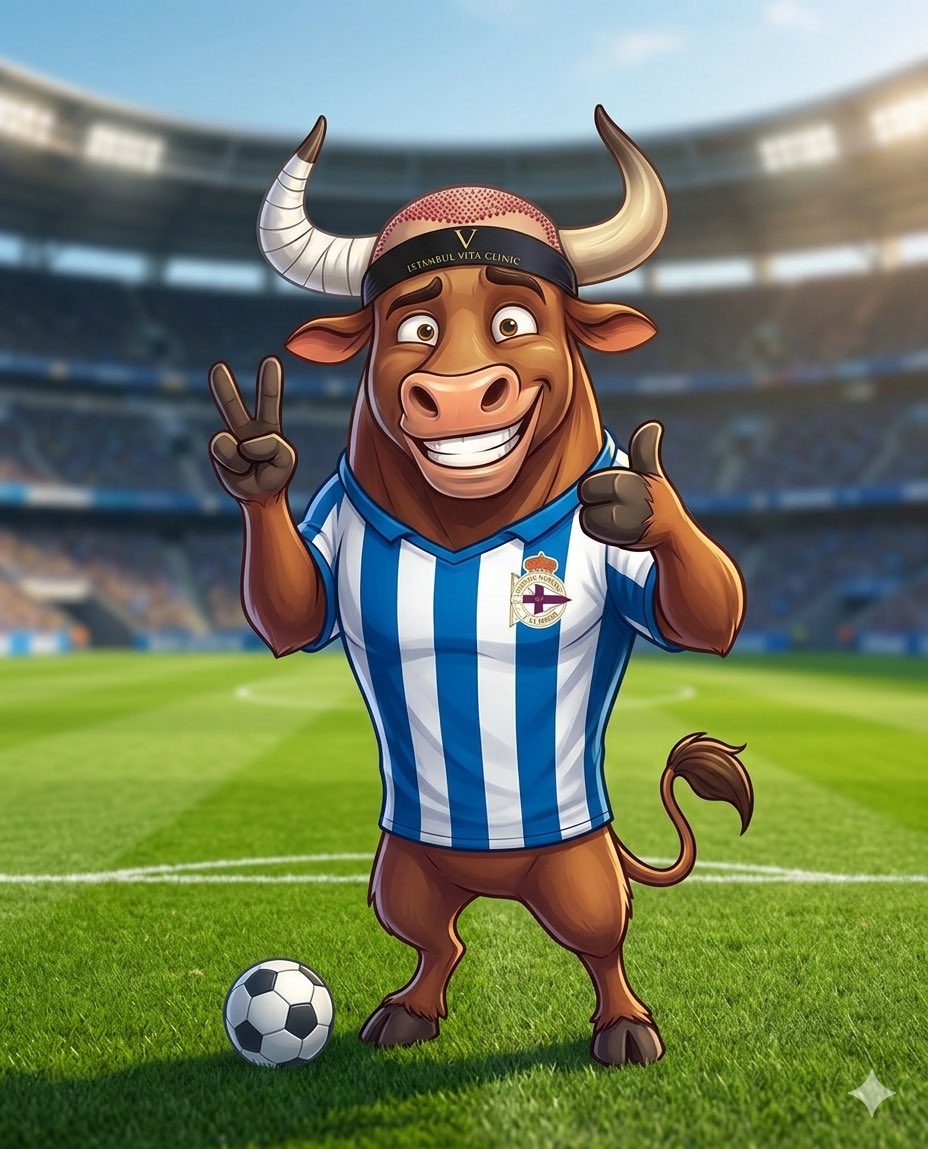 IstanbulVita's tweet photo. @RCDeportivo Vosotros sois buenos en el fútbol y nosotros en el injerto capilar. Os deseamos mucho éxito. 💙 #TurquiaYEspana https://t.co/FTwvFVYDay