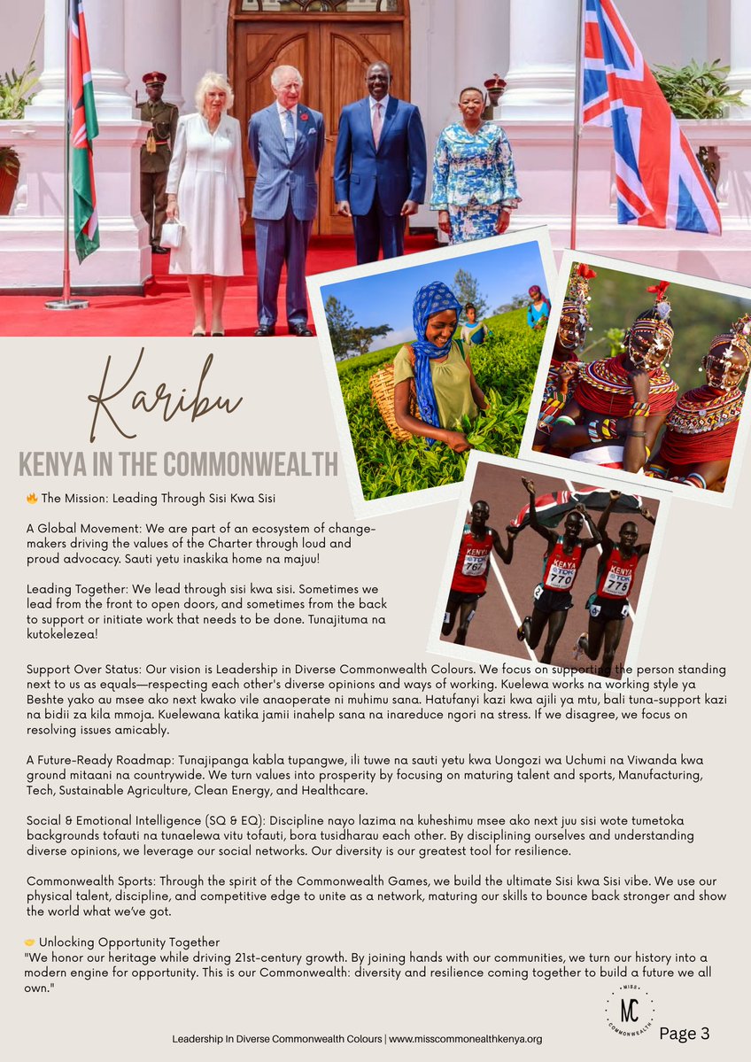 commonwealthke's tweet image. leadership go hand in hand for the next generation. 💎
​Let’s have this conversation! 🗣️🇰🇪
​Theme: Unlocking Opportunities Together for a Prosperous Commonwealth 
​#Kenya #Commonwealth #Str8Up #KTNHome #SarahOkeyo #SettingThePace #OpportunitiesForAll