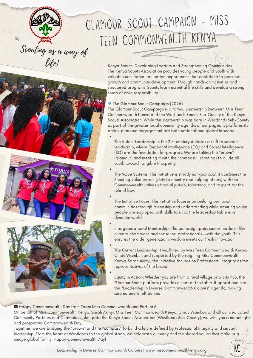 commonwealthke's tweet image. leadership go hand in hand for the next generation. 💎
​Let’s have this conversation! 🗣️🇰🇪
​Theme: Unlocking Opportunities Together for a Prosperous Commonwealth 
​#Kenya #Commonwealth #Str8Up #KTNHome #SarahOkeyo #SettingThePace #OpportunitiesForAll