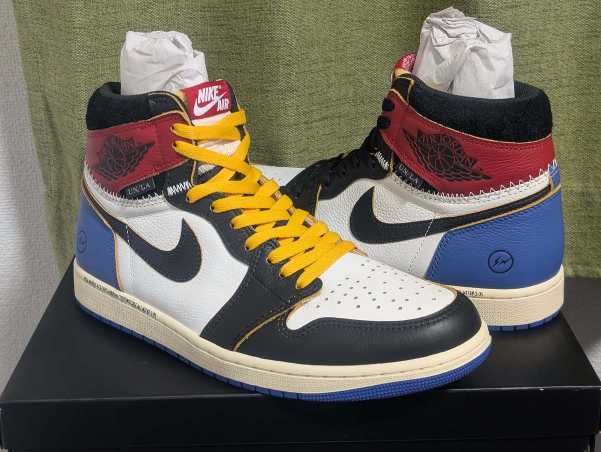 AIR JORDAN 1 RTR HIGH OG、Union×Fragment×Jordanのトリプルコラボ 