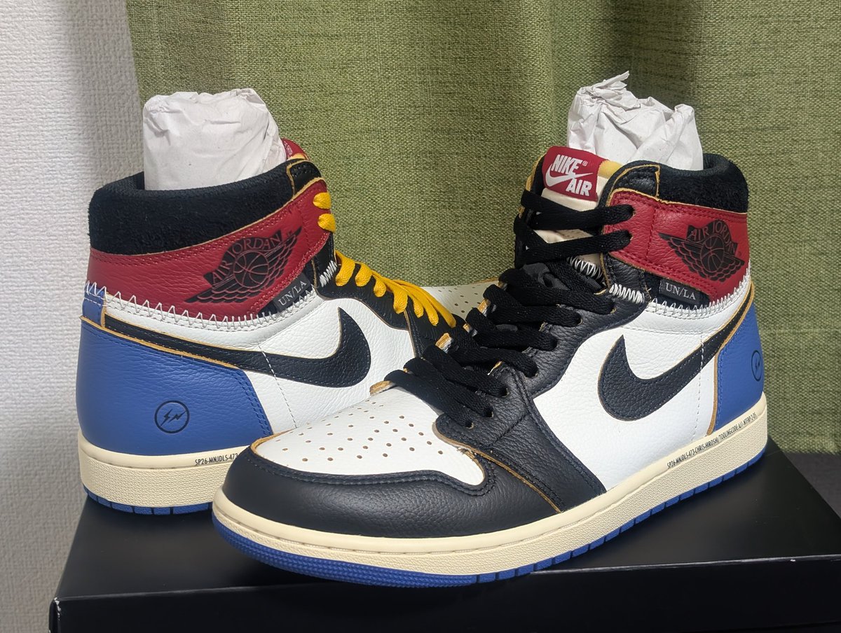 AIR JORDAN 1 RTR HIGH OG、Union×Fragment×Jordanのトリプルコラボ 