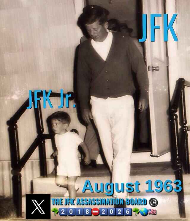 BoardJfk's tweet image. JFK &amp;amp; JFK Jr. photographed, leaving the Otis AFB hospital after a visit to Jackie, who was resting after losing their son Patrick in 8/63. #JFKJr #OtisAFB
#JFKassassinationboard #JFK #35thPresident #1960s #truth #justiceforJFK #conspiracy #Twitter@BoardJfk
jfkconspiracyforum.freeforums.net