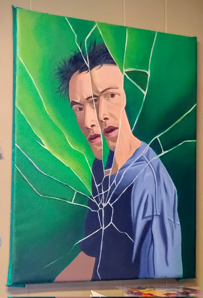 messinwithpaint @ArtistCornerTS Oil painting on 16