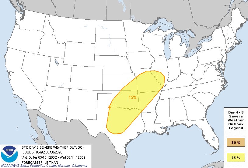 Reminder that severe potential also exists on Tuesday & Wednesday of ...