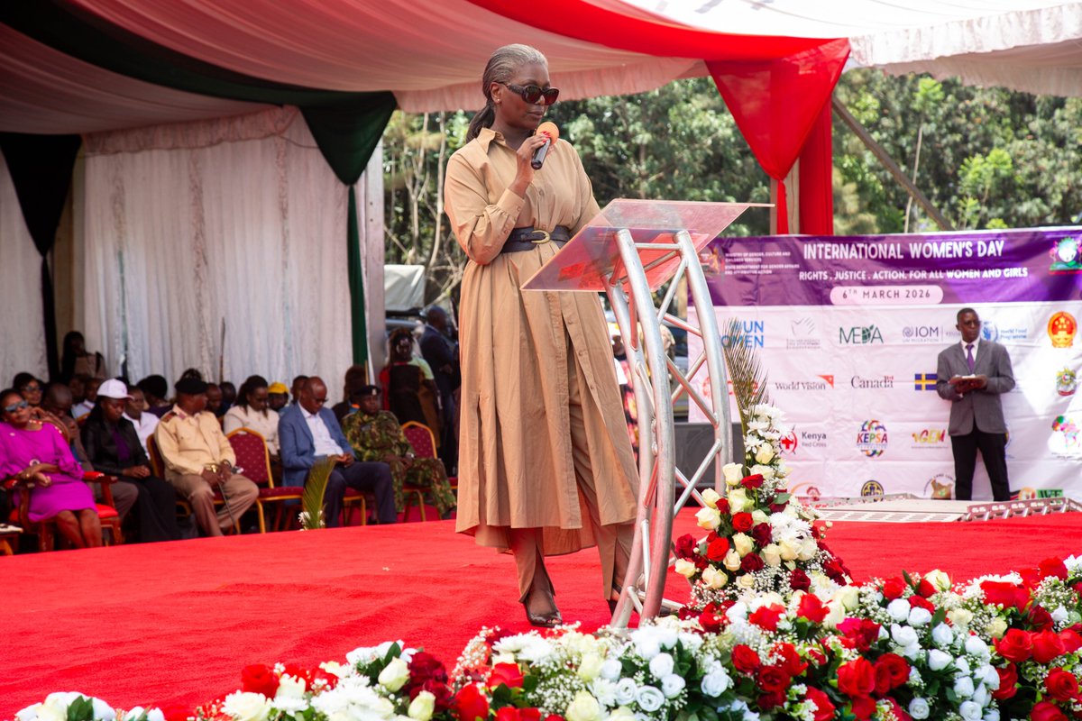 unwomenkenya's tweet photo. "Violence against women is not only a human rights crisis, it is also an economic one. In 🇰🇪, gender-based violence costs an estimated KES 46 billion every year (1.1% of GDP). Ending GBV is essential for productivity &amp; national development." - @AntoniaSodonon, @unwomenkenya Rep. https://t.co/1OrWH9HoY3