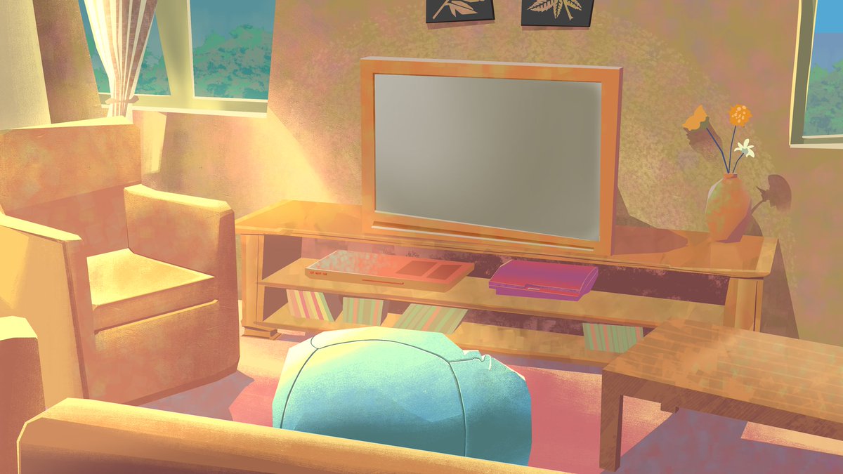 Andykuria3's tweet photo. Last year I went back to school for a 2D animation program, and my overall perspective on how to paint and handle projects digitally has changed for the better. These are some of the backgrounds I am working on for my animated short titled 'The Adventures of Kelly'😁 https://t.co/azEjzB7F0K