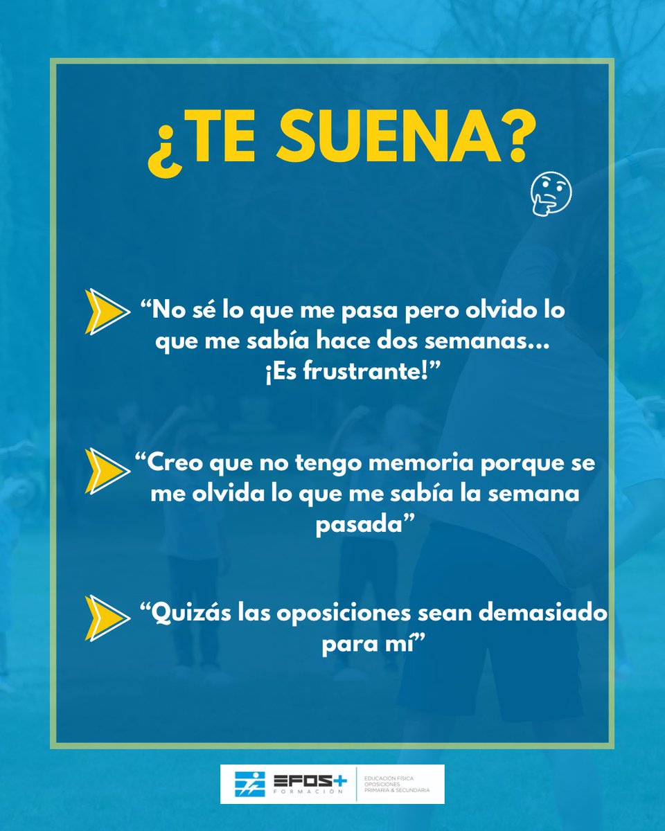 Preparación oposiciones Educación Física tweet media