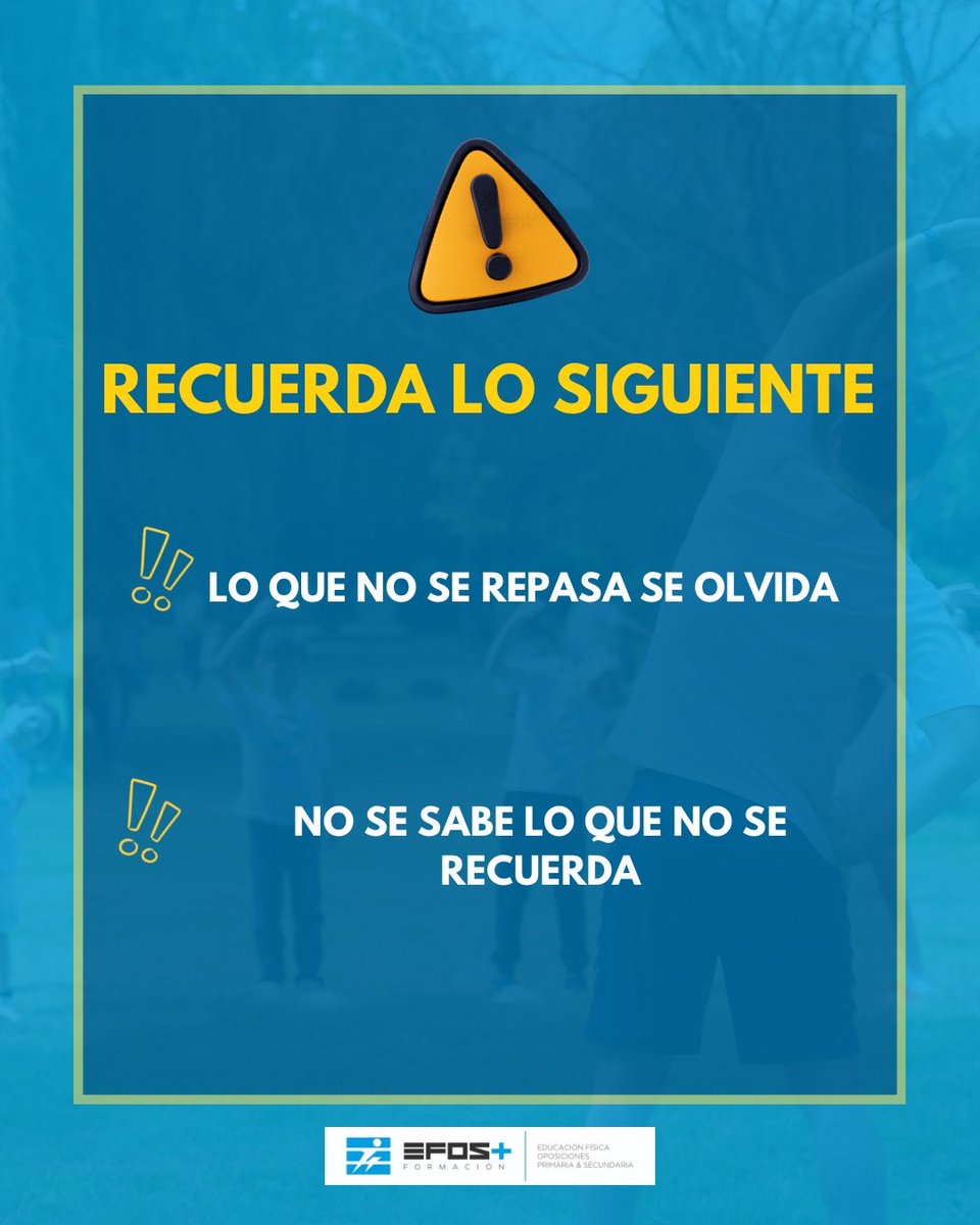 Preparación oposiciones Educación Física tweet media