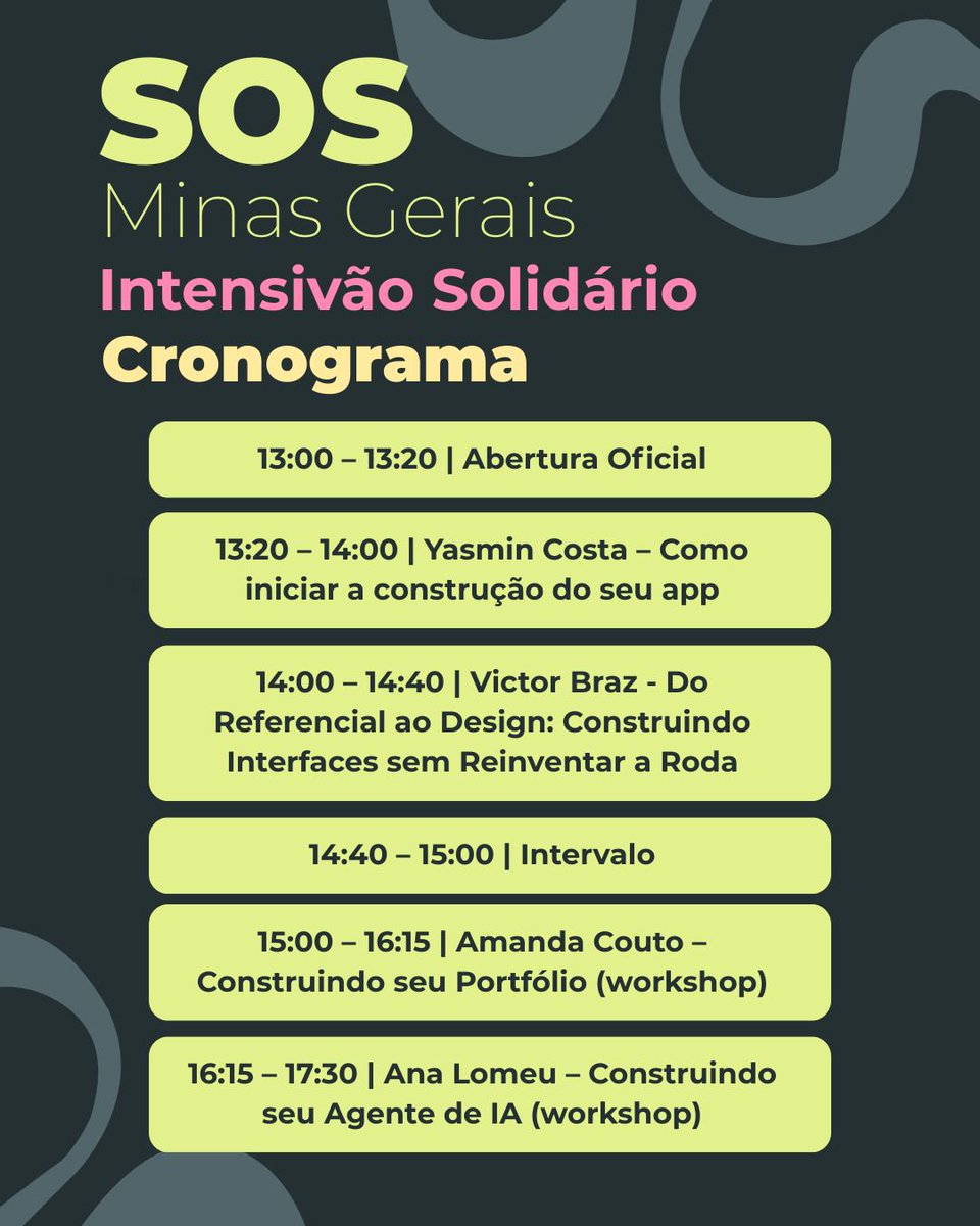 sarolanda_'s tweet photo. Bom dia, pessoal!
Minha comunidade está organizando um evento solidário para arrecadar recursos destinados a instituições que cuidam de animais em Minas Gerais afetadas pelas enchentes.
Quem tiver interesse em participar ou quiser mais informações, pode me procurar https://t.co/Q7WcEJQw1C