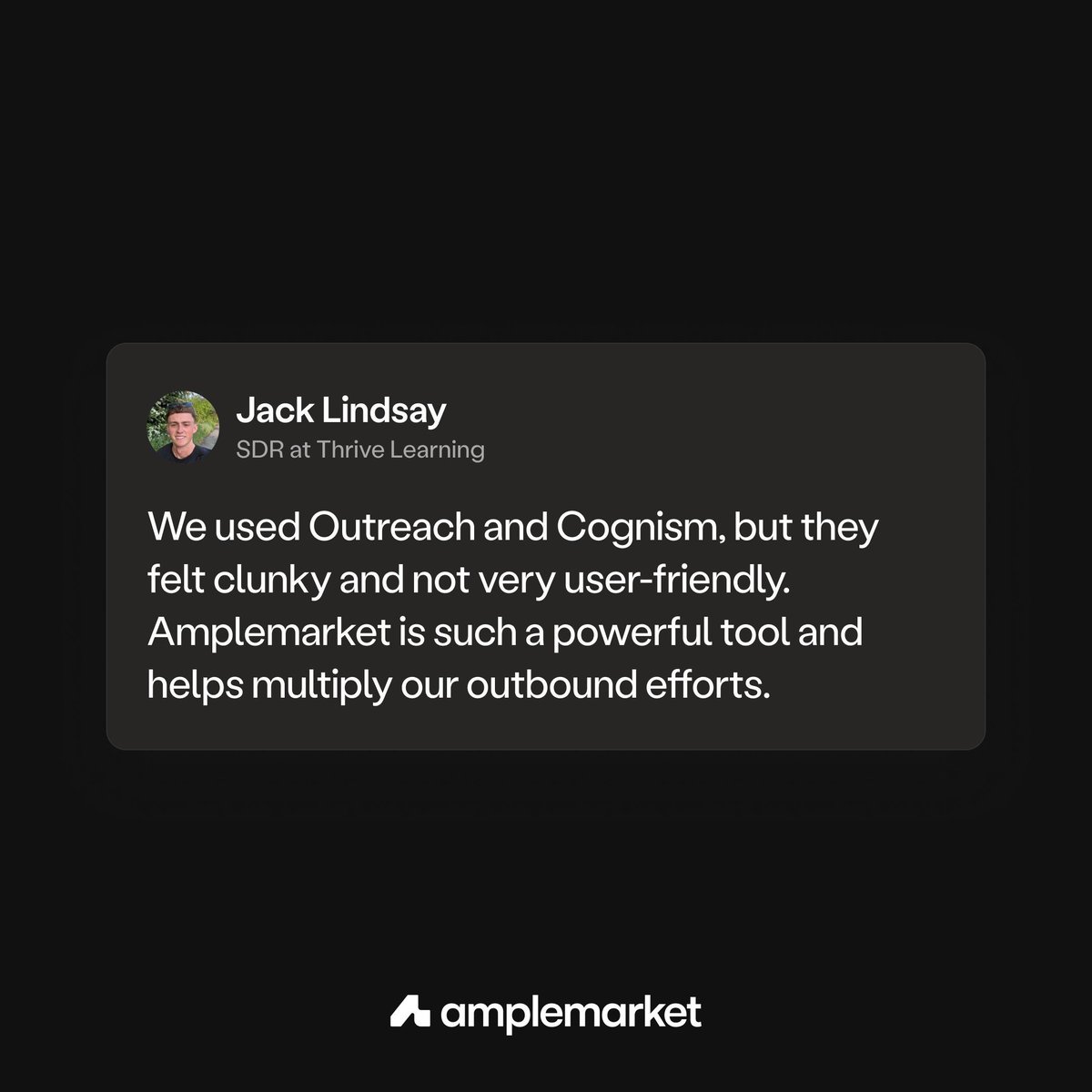 Amplemarket tweet media