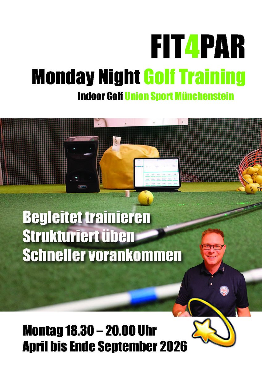 Info &amp; Anmeldung 👉 fit4par.ch/monday-night-t… #fit4par #einfachbessergolfspielen ⛳️💫🏌️‍♂️