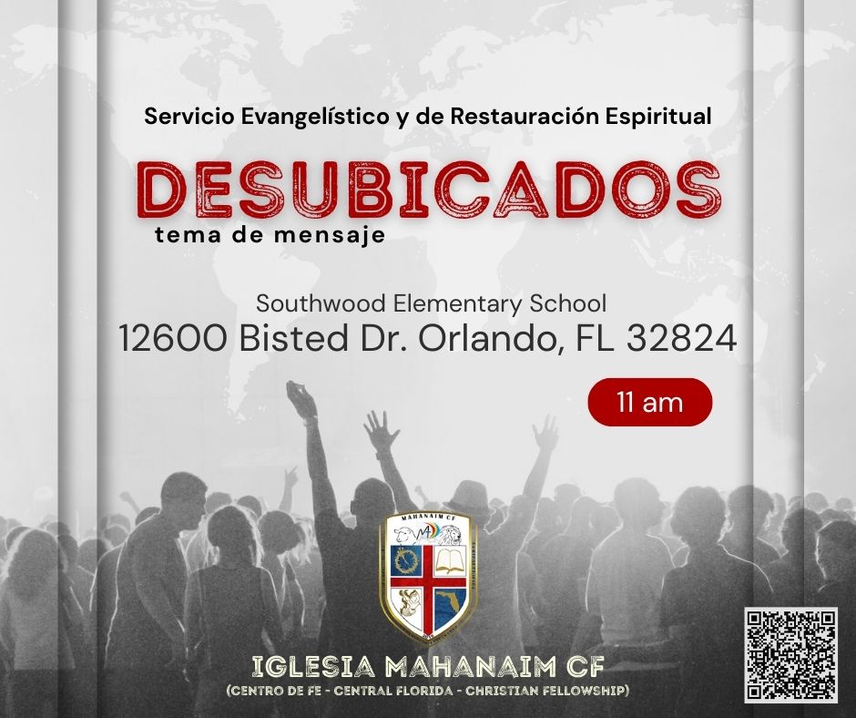 MahanaimCF's tweet photo. No se pierda este domingo 8 de marzo nuestro servicio.

Tema de mensaje: "Desubicados".

Venga con su familia.  Tenemos servicio especial para niños.

Salón Multiuso / Southwood Elementary School
12600 Bisted Dr. Orlando, FL 32824

Iniciamos a las 11 am.

#MahanaimCF https://t.co/vypVn9OsZ4