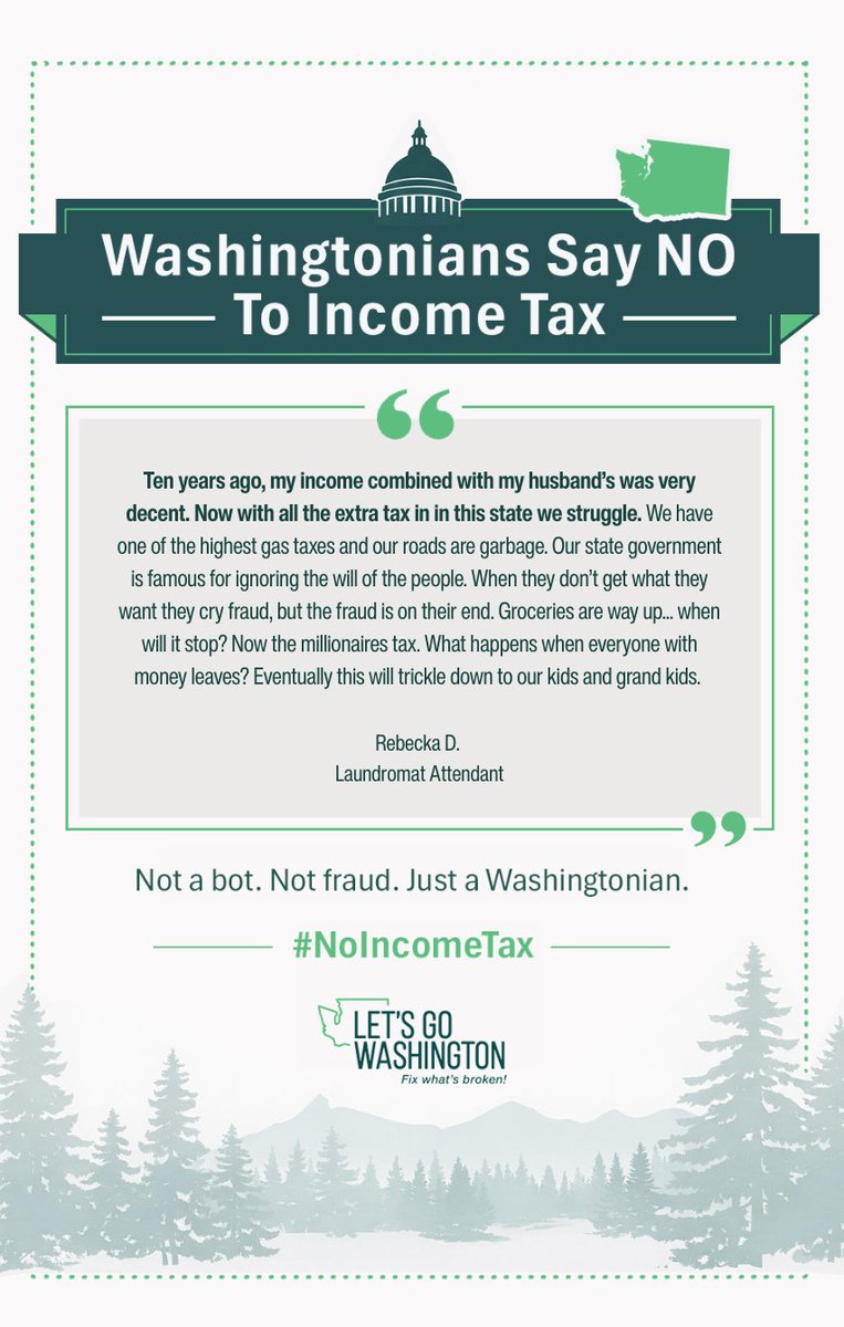 letsgowa's tweet image. Personal service workers oppose the income tax. #notabot