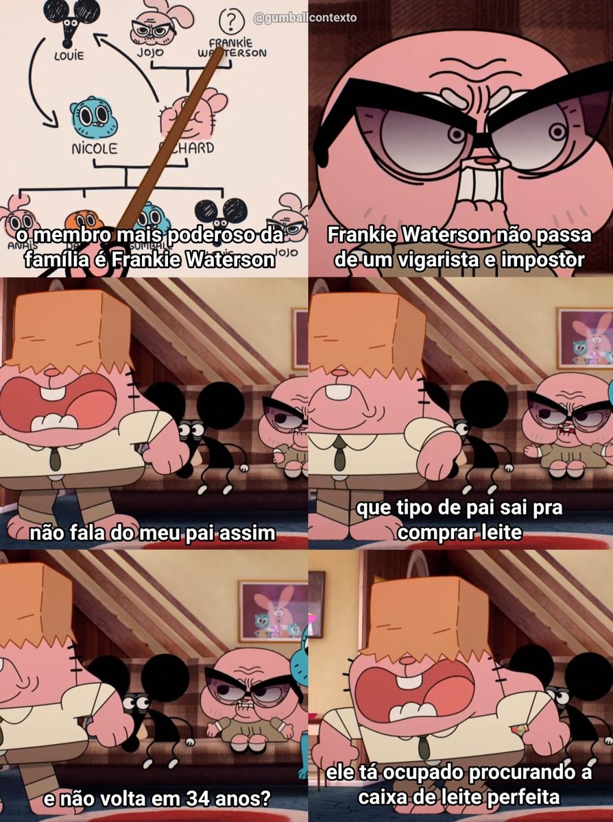 O incrível mundo de gumball fora de contexto tweet media