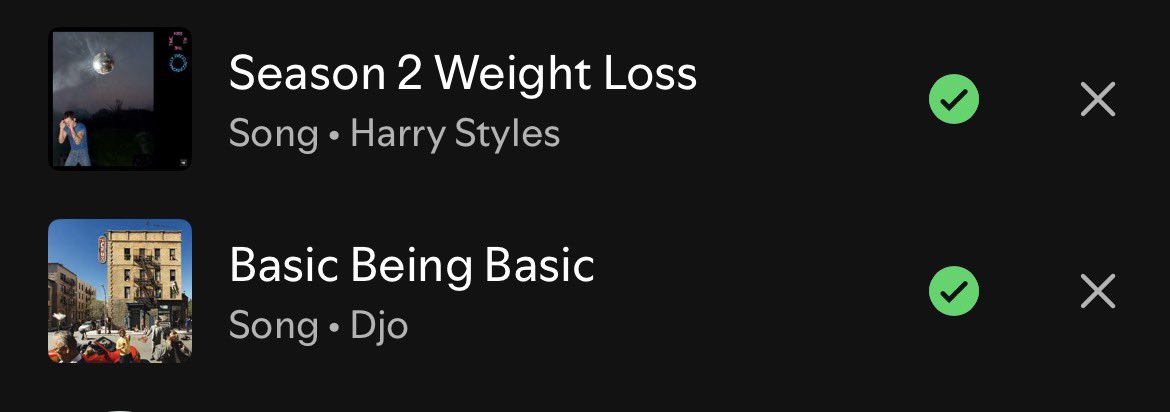 Same song in a different font I fear… we coulda got a Djo x Harry collab 😔