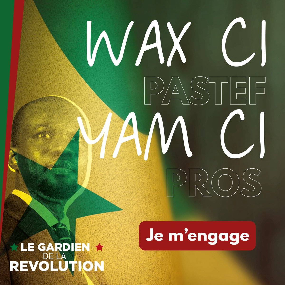leprojetpastef's tweet photo. Wax ci PASTEF 
Yam ci PROS

Ba suba

#waxcipastef #yamcipros #leprojetpastef https://t.co/8BYj1Uq3sx