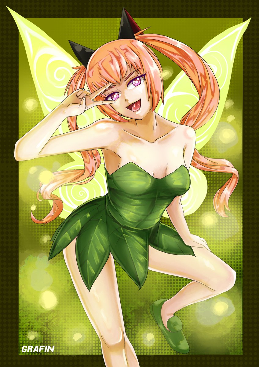 MaygameNyan's tweet photo. Faris in the form of Tinker Bell ♡
— by Grafin

Фейрис в форме Динь-Динь ♡ 
— от Grafin   

#SteinsGate #Faris #art #阿万音鈴羽 https://t.co/LCBh4YyORy