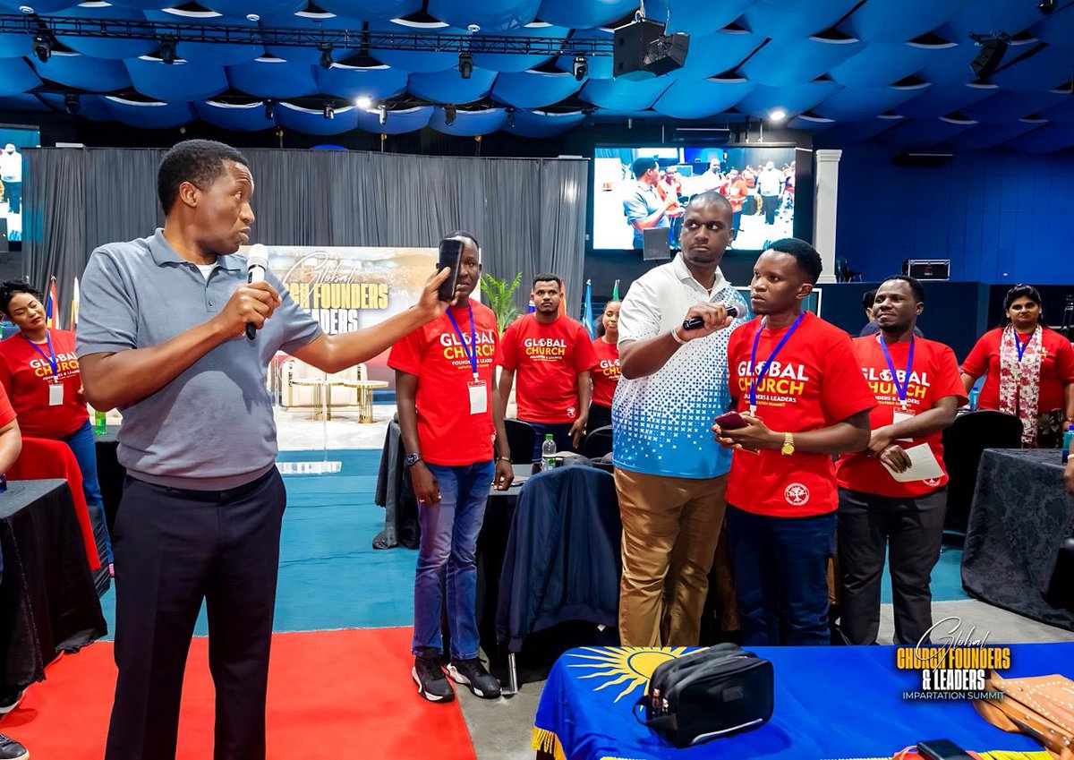 ProphetUebertTV's tweet photo. Day 2 has come to an end.
The Ra’ah, Prophet Uebert Angel, ministered powerfully—prophesying and giving direction to some of our Impartation Summit delegates on how to move forward with clarity and purpose.
#GlobalMissionsWeek #UebertAngel #Impartation #MegaMarch #Zimbabwe https://t.co/EBBeadYsKN