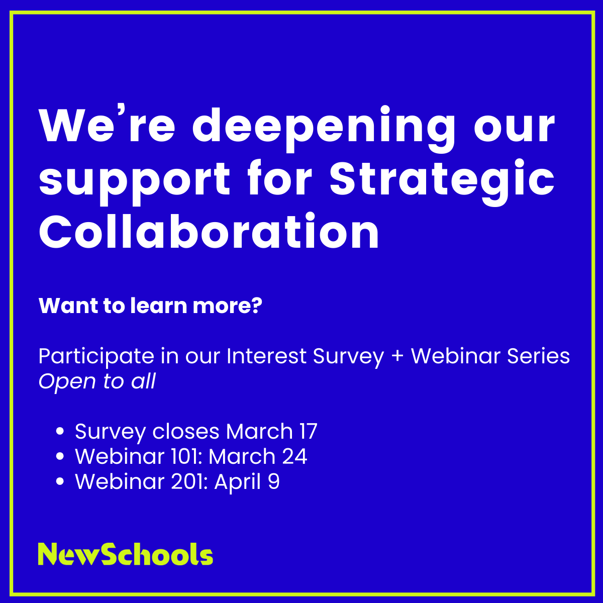 NewSchools tweet media