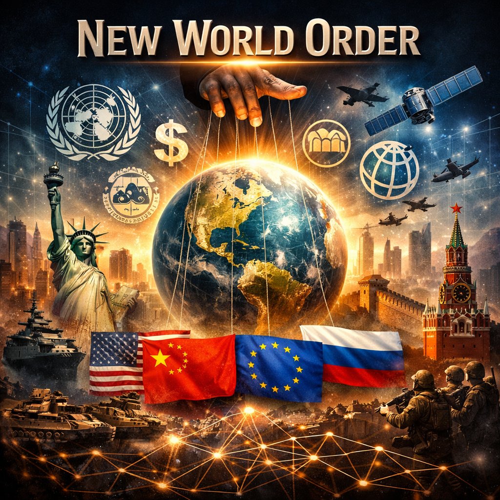 Presiden AS , George H. W. Bush, (1991) pernah menyebut bahwa dunia memasuki “New World Order” yang lebih stabil dengan kerja sama internasional.  Mr. Bush menyebut ada 3 dominasi kekuatan besar yaitu: AS, China &amp; Rusia