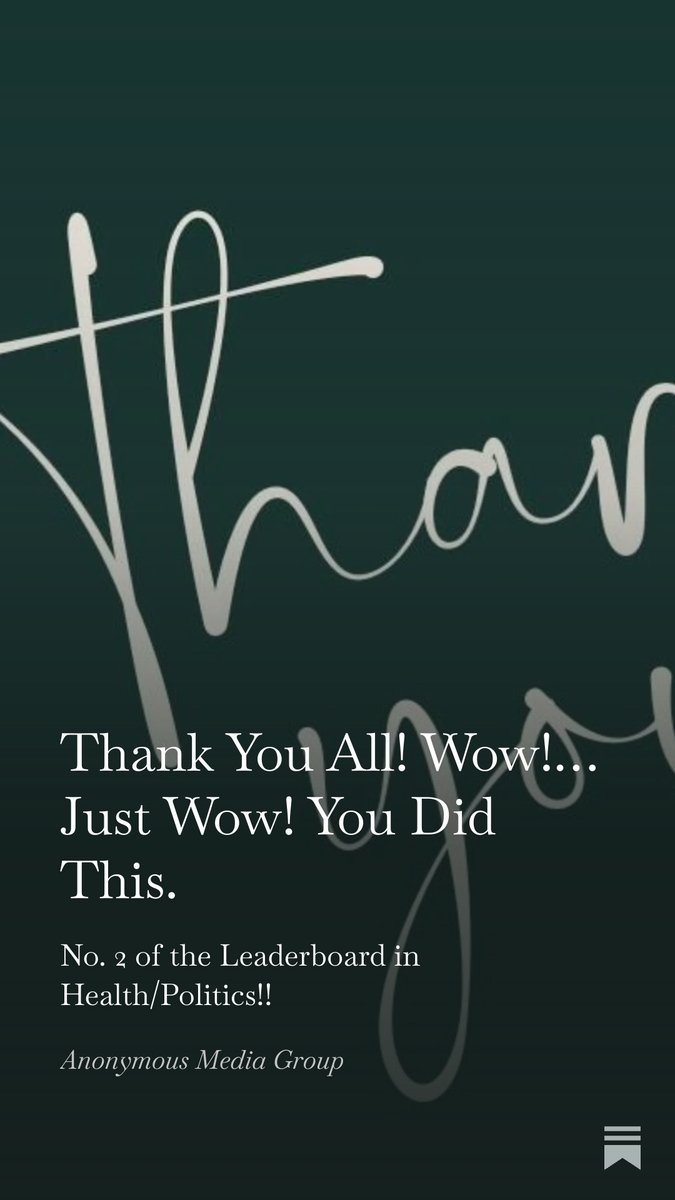 AMGReports's tweet photo. #2 on Substack! The goal now: #1… or at least fewer typos. Thanks for reading!

Thank You All! Wow!…Just Wow! You Did This.  https://t.co/wBiw3pZ1rM https://t.co/BiI3TEU5FO