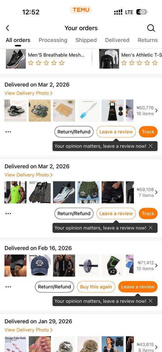 Last 4 order I’m still going for more lol