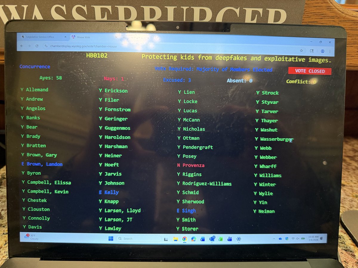 This is a bill to ban people from using AI to make naked porn images of children.