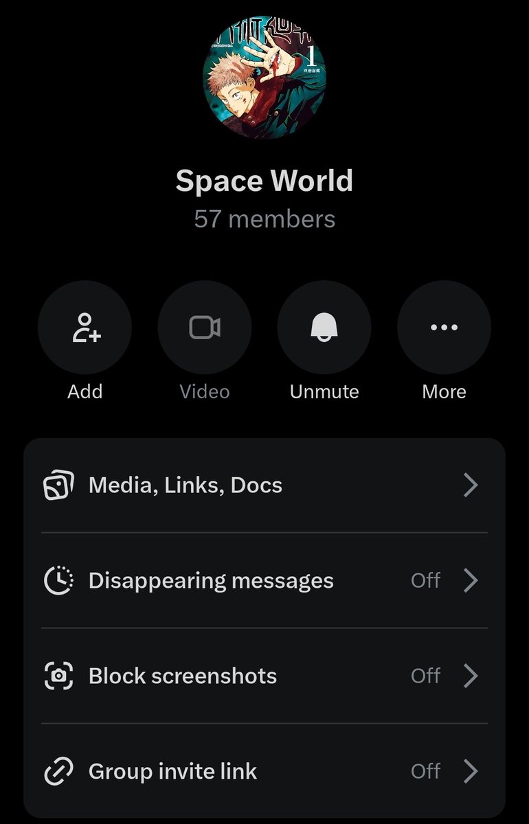 Space tweet media