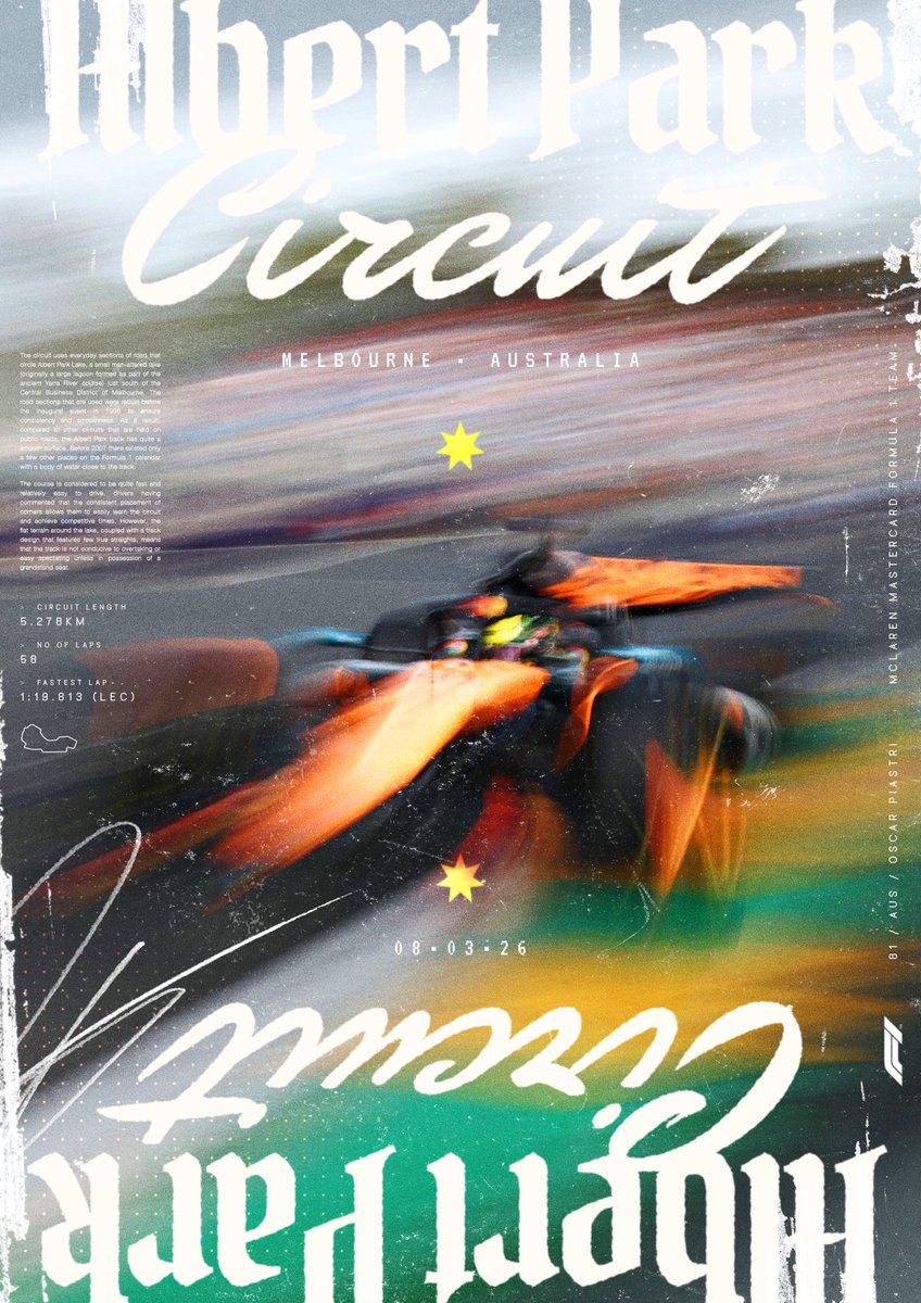 andy__norman's tweet photo. F1's back. All eye's on Oscar for his home Grand Prix #AusGP https://t.co/u4RT4UpZ5N