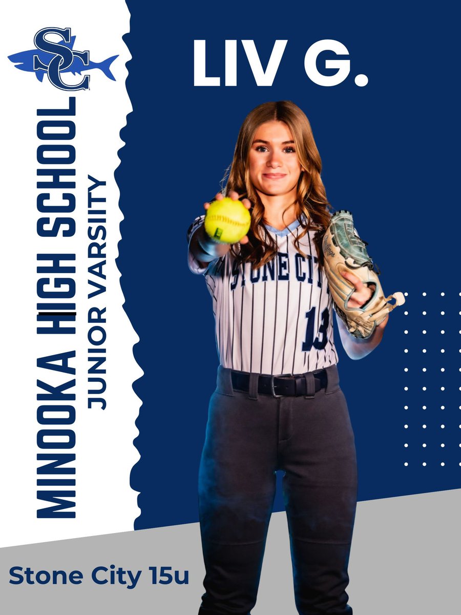 SCFastPitch_IL's tweet photo. Liv G. representing Minooka High School โ Junior Varsity this season.
Hard work all fall and winter paying off. Proud of you, Liv! ๐๐ฅ
#StoneCitySoftball #SCFamily https://t.co/b7OYd2eMNH
