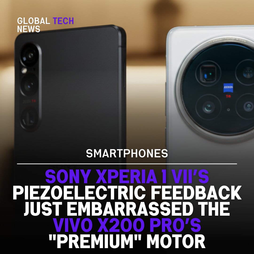 tekznology3304's tweet image. Why the Sony Xperia 1 VII’s Piezoelectric Feedback Just Embarrassed the Vivo X200 Pro’s "Premium" Motor
globaltechpress.com/sony-xperia-1-…
#SonyXperia1VII #vivoX200Pro #smartphones