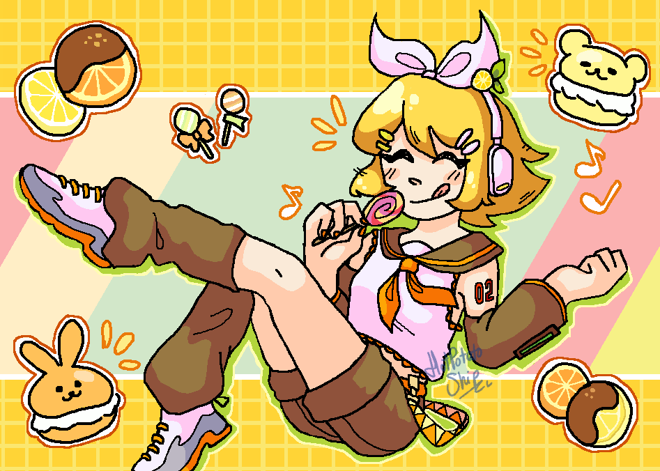 mallowcilla's tweet photo. Day 27 of Drawing anything I want until I hit 1000 followers.

Kagamine Rin Birthday Card from #ProjectSekai https://t.co/3AqS3pAWNZ