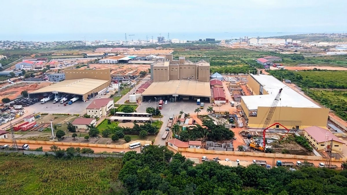 🚨 Olam Agri Ghana has officially enrolled on the government’s 1:3:3 24 Hours Economy initiative.

The company has commissioned Ghana’s first pasta manufacturing plant in Tema, a 40 million dollar facility with an annual capacity of 60,000MT, expected to meet local demand and