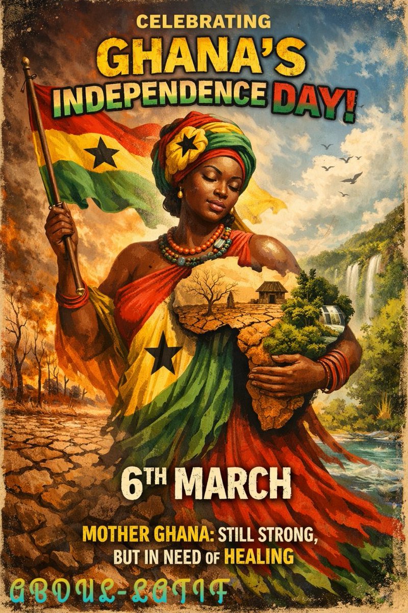 IddrisuLateeph's tweet image. A NATION THAT ONCE STOOD STRONG TO CELEBRATE ITS INDEPENDENCE
NOW SEARCHING FOR DEPENDENCE.....MOTHER GHANA @69 - STRESSED, YET STILL HOPING. 🇬🇭
To you reading, will you #ActNow or sit down and watch?
#YouthLeadingChange
#GoAdapt
#ClimateActionNow
@yeflgh