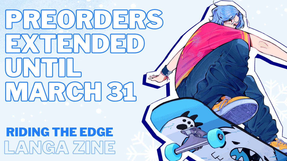 Riding the Edge: Langa Zine | PREORDERS CLOSED tweet media